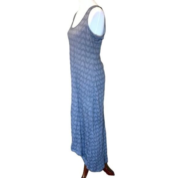 Threads 4 Thought Maxi Dress Sleeveless Gray Arrow Pattern Size Medium - Picture 3 of 12